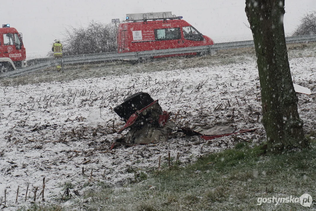 Śmiertelny wypadek na DK 12 w Dąbrówce