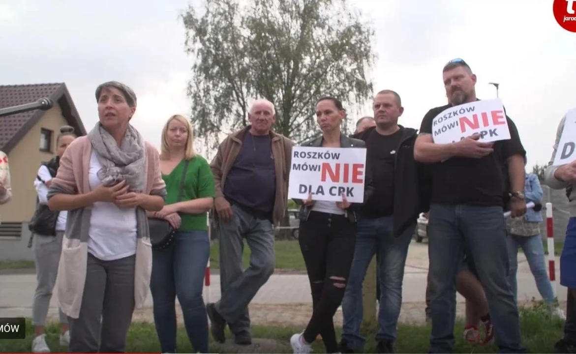 Protest przeciwko CPK - Roszków