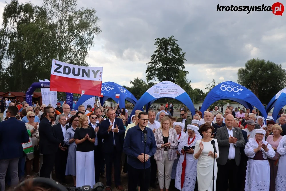 Mateusz Morawiecki w Krotoszynie. Piknik 800+