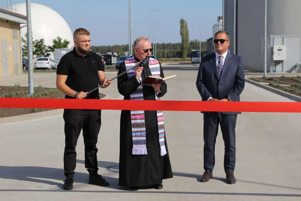 Oddanie do uzytku zmodernizowanej oczyszczalni ścieków w Cielczy