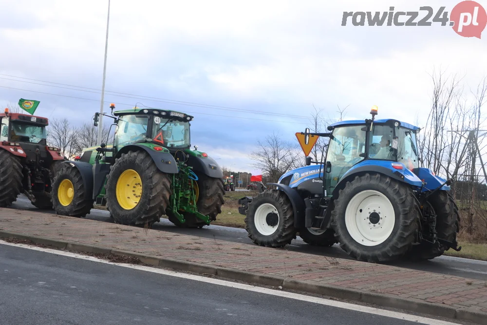 Rolnicy przejechali z gminy Miejska Górka do Rawicza i z powrotem