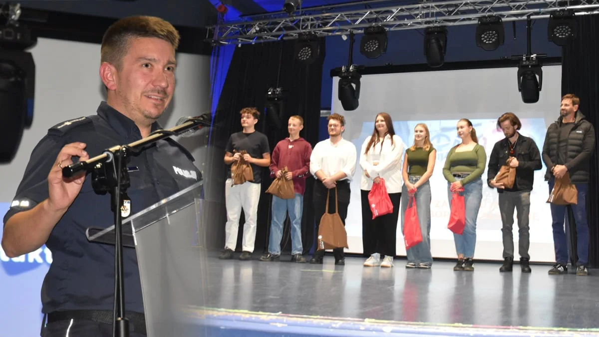 Inauguracja programu profilaktycznego - młodzież współpracuje z KPP w Gostyniu