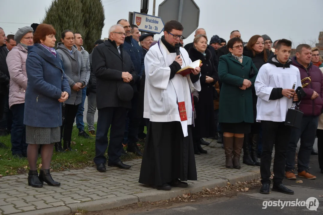 Poświęcenie kapliczki maryjnej w Bruczkowie (gm. Borek Wlkp.)