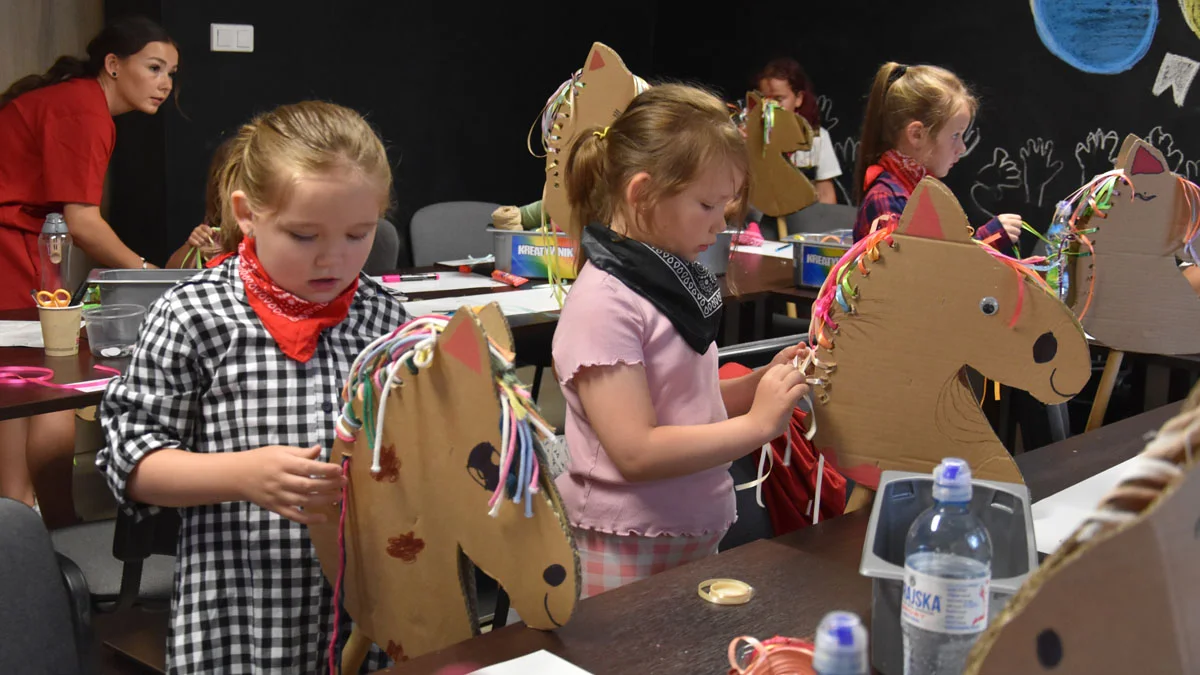 Warsztaty tworzenia hobby horse w MGOK w Borku Wielkopolskim