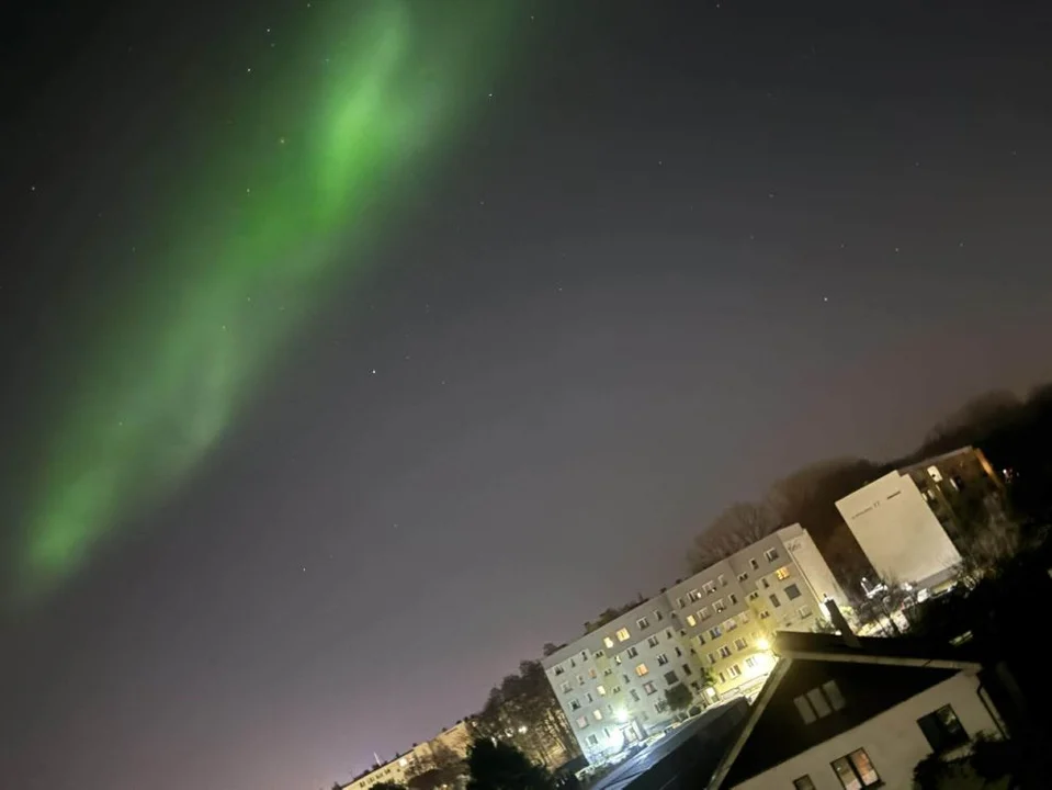 Zorza nad powiatem jarocińskim