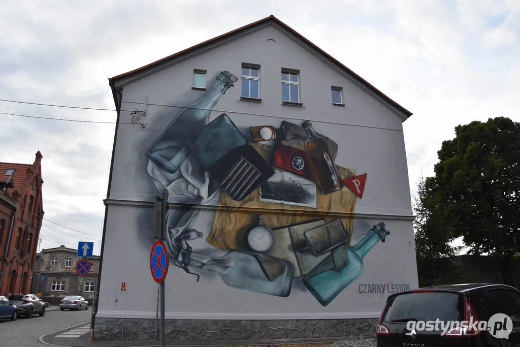 Mural w Gostyniu przy ul. Kościelnej