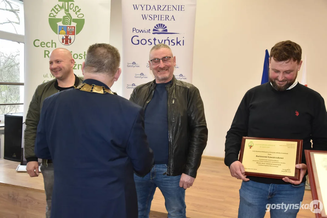 ZSZ w Gostyniu - gala wręczenia świadectw czeladniczych  najlepszym uczniom zawodu