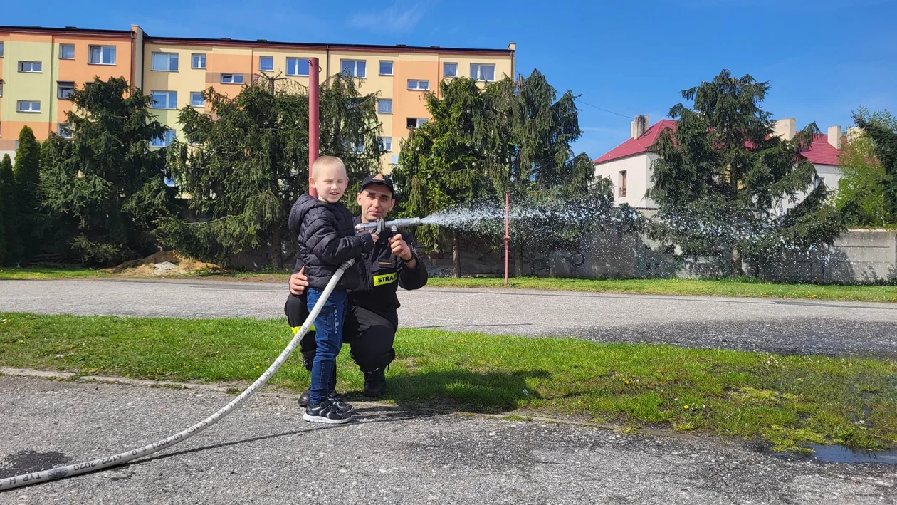 Krotoszyn. Wizyta przedszkolaków u strażaków