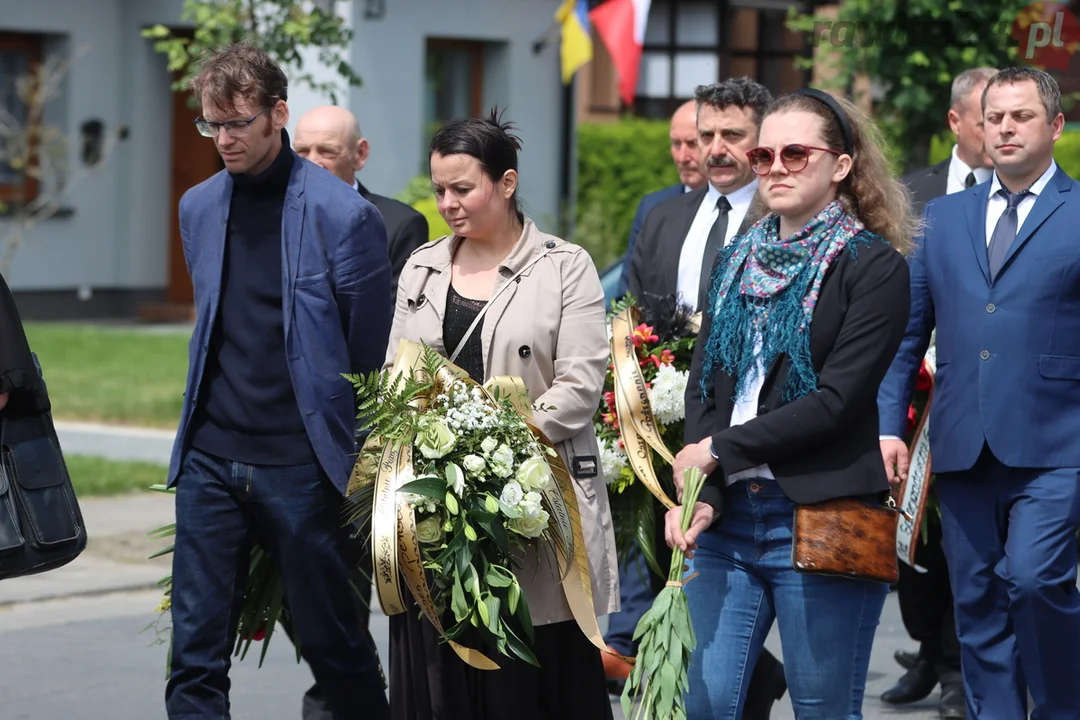 Delegacje na ceremonii pogrzebowej śp. Kazimierza Chudego