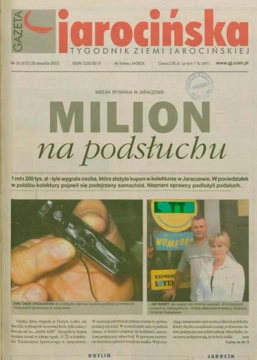 Wielkie wygrane w powiecie jarocińskim.
