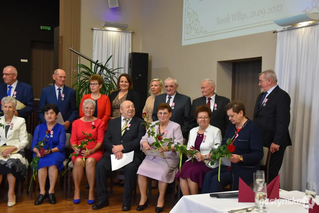 Uroczystości z okazji jubileuszu małżeństwa w Borku Wlkp.