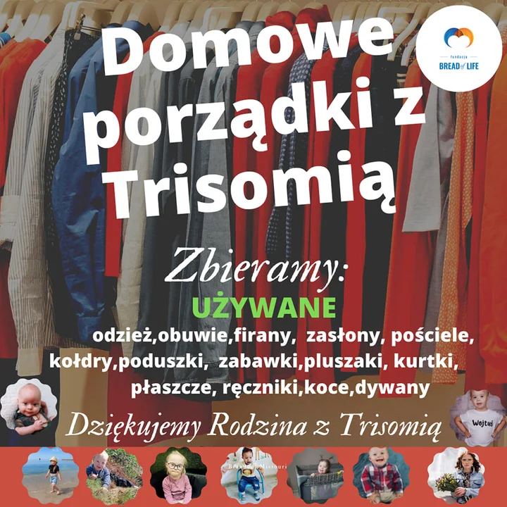 Trwa akcja "Domowe porządki z Trisomią" fundacji Bread of Life