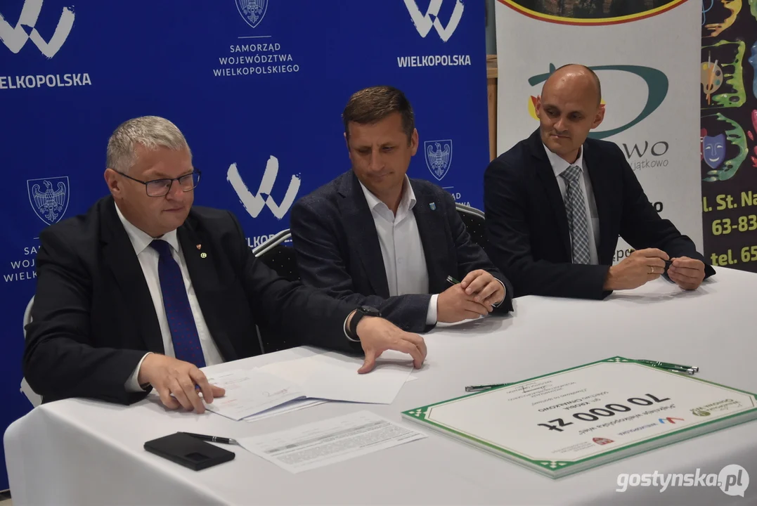 Wręczenie dofinansowań w ramach XV edycji konkursu "Pięknieje wielkopolska wieś" w Pępowie
