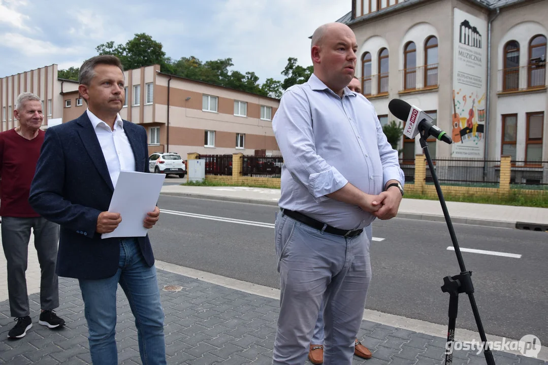 Oficjalne zakończenie remontu ul. Strzeleckiej w Gostyniu