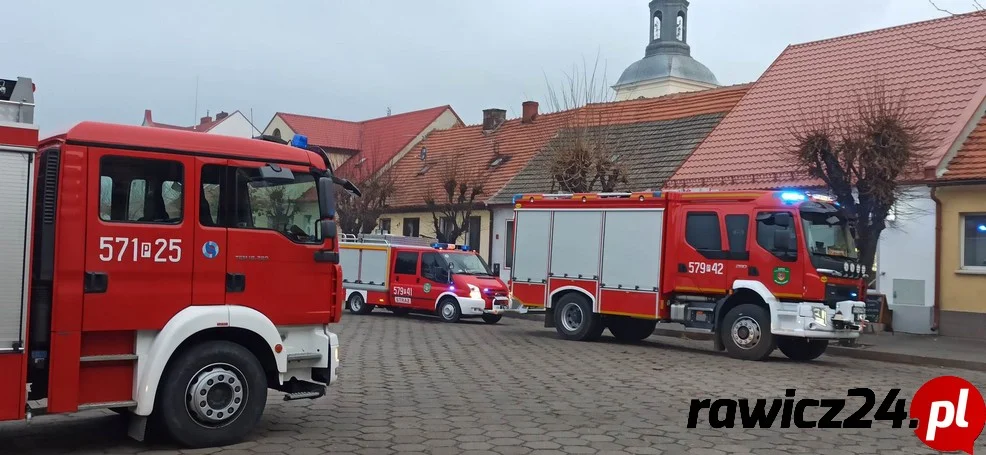 Zadymienie w jednym z domów w centrum Miejskiej Górki - Zdjęcie główne