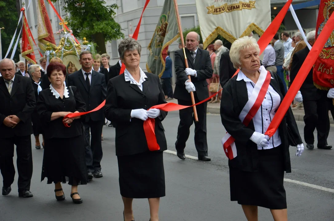 Procesja Bożego Ciała ulicami Krotoszyna w 2016 roku