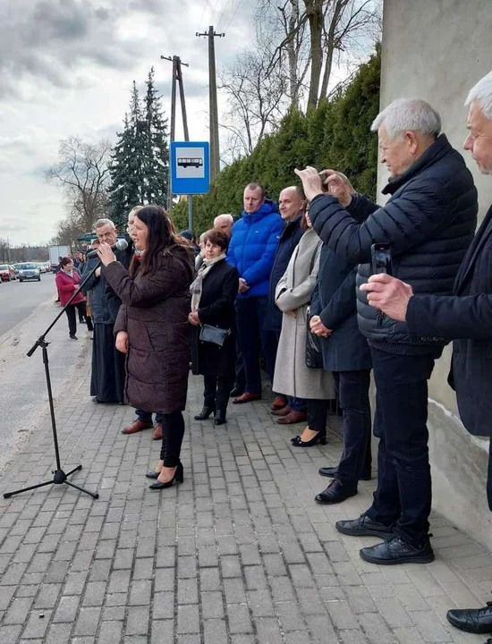 Otwarcie i nadanie imienia rondu w Zalesiu