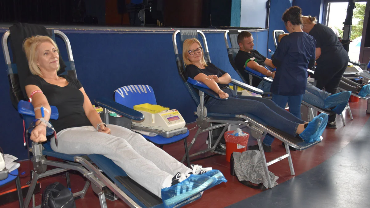 Wyjątkowa akcja zbiórki krwi w Gostyniu, pod patronatem Krzysia chorego na białaczkę