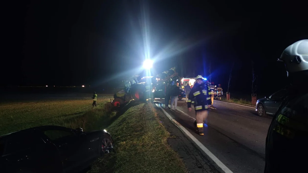 Wypadek na trasie Bożacin - Wolenice