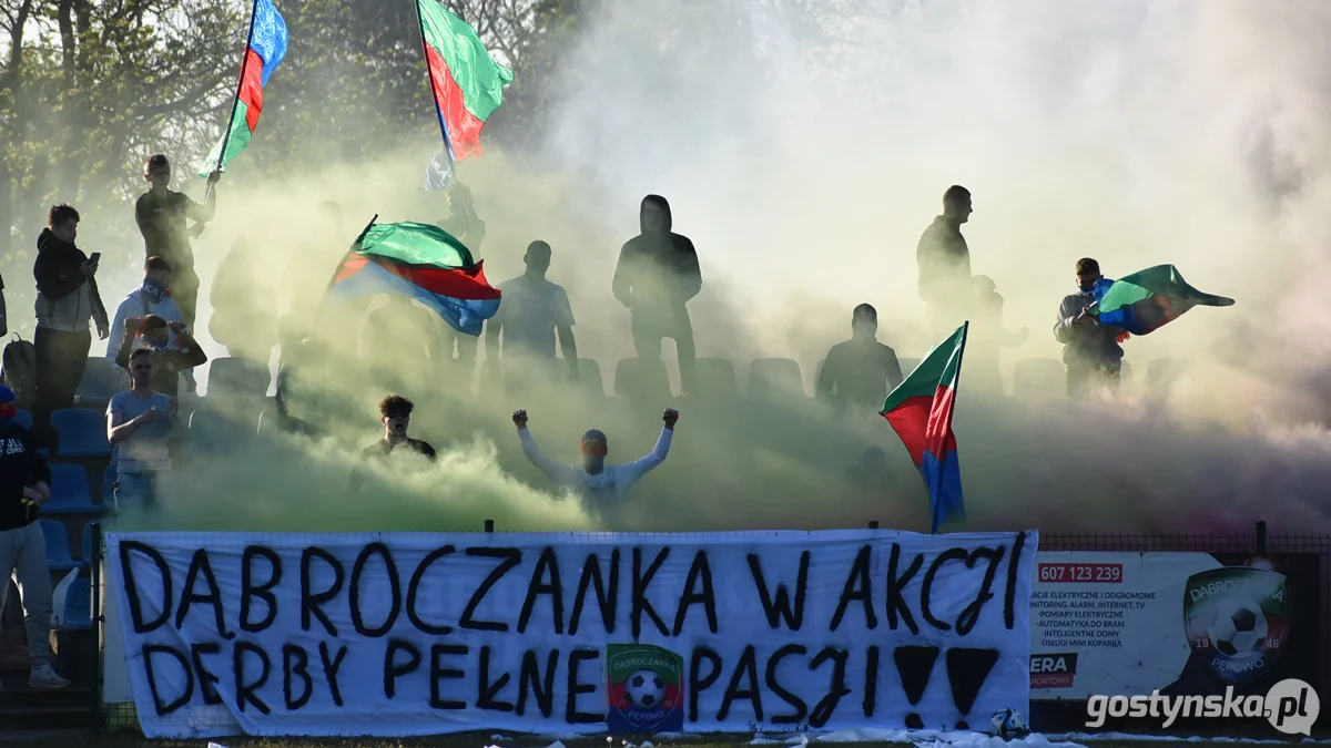 Derby powiatu gostyńskiego. Dąbroczanka Pępowo - Pinsel-Peter Krobianka Krobia 0 : 1