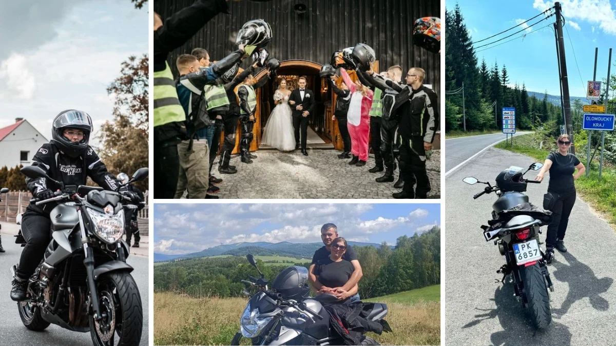 Motocyklistka Krystyna organizuje eskorty weselne. Jest w grupie Moto Obstawy - Zdjęcie główne