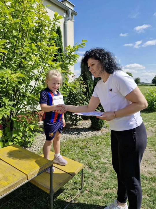 Przedszkolaki z Mieszkowa w akcji „Sprintem do maratonu”