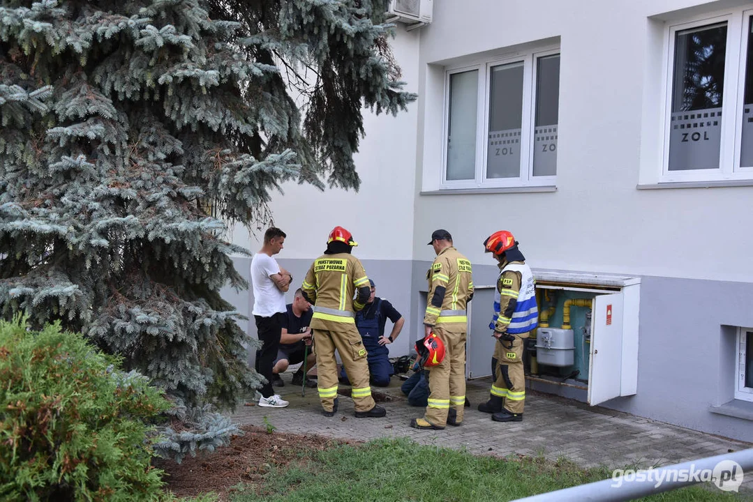 Gaz ulatniał się w budynku SP ZOZ w Gostyniu