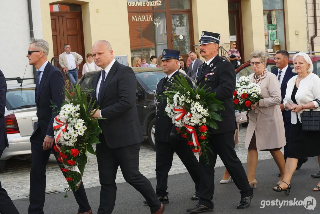 Poświęcenie figury Św. Jana Nepomucena w Krobi