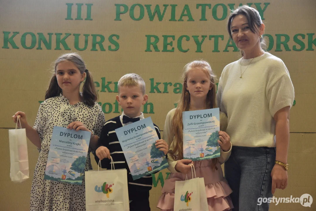 III Powiatowy Konkurs Recytatorski w Skoraszewicach 2025 "Piękno krajobrazu w strofach uchwycone"