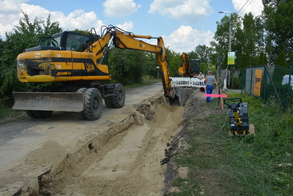 Budowa kanalizacji w Koźminie Wlkp.