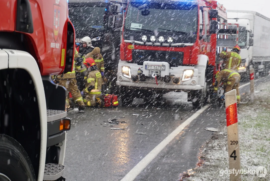 Śmiertelny wypadek na DK 12 w Dąbrówce