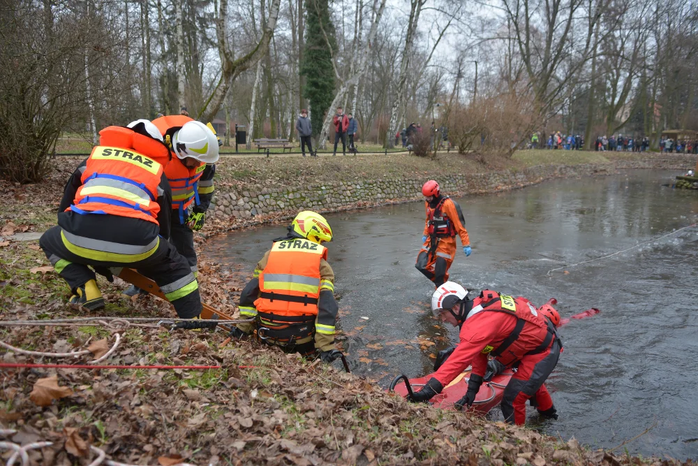 Koźmin Wlkp. Pokaz strażacki w ramach WOŚP