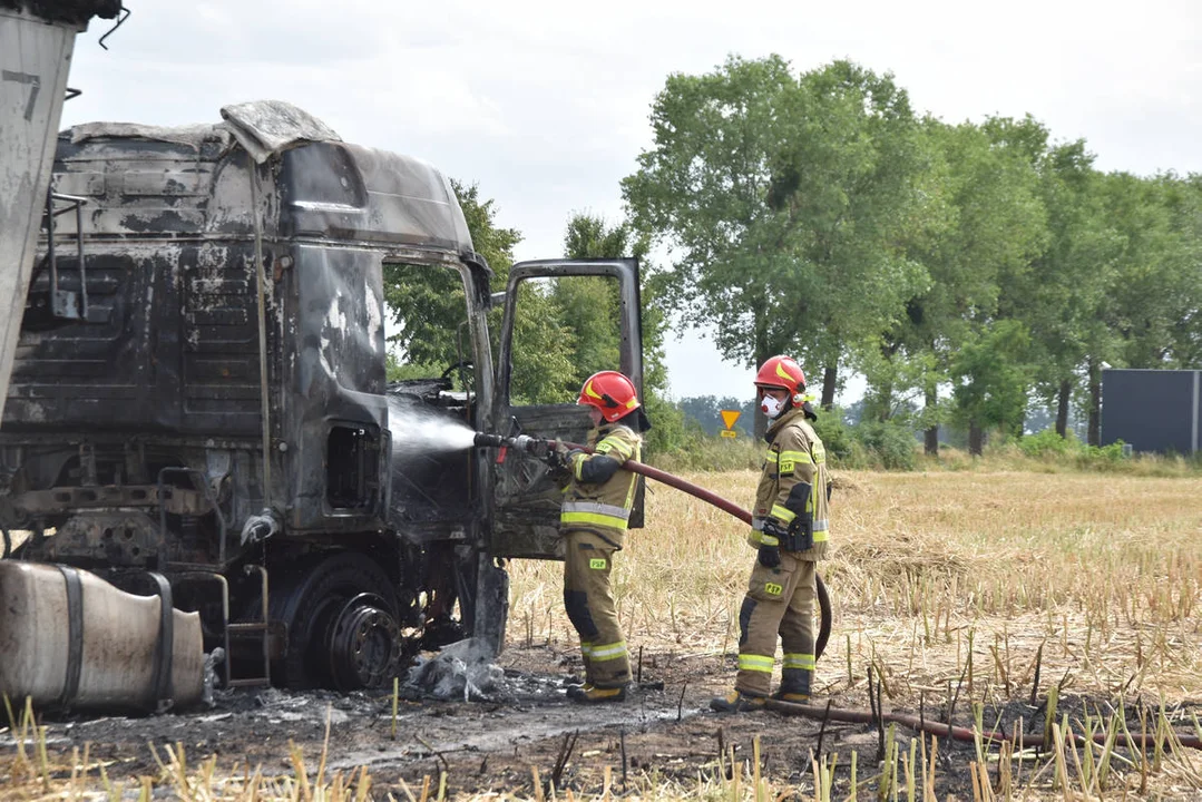 Pożary w czasie żniw w powiecie gostyńskim