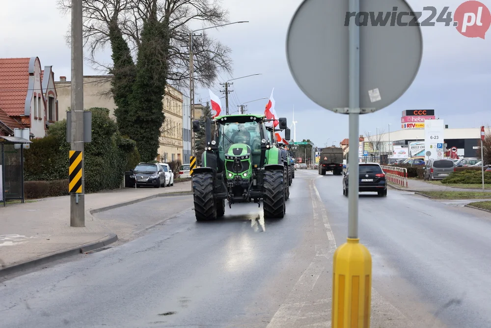 Protest rolników w Rawiczu