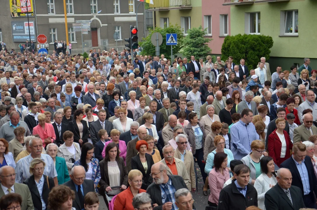 Procesja Bożego Ciała ulicami Krotoszyna w 2016 roku