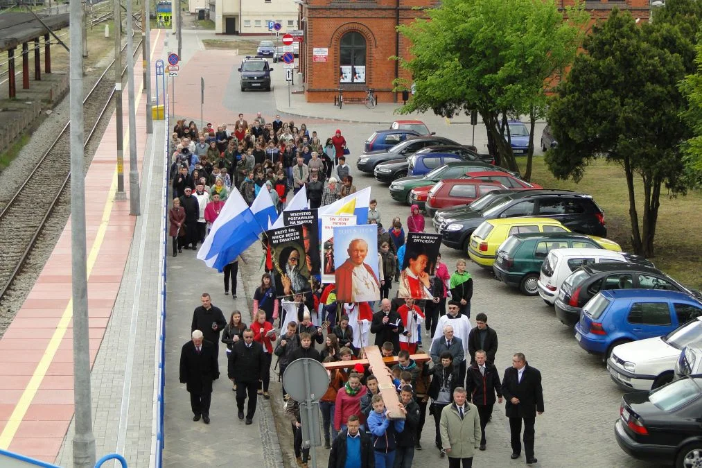 Symbole Światowych Dni Młodzieży w Jarocinie (2014)