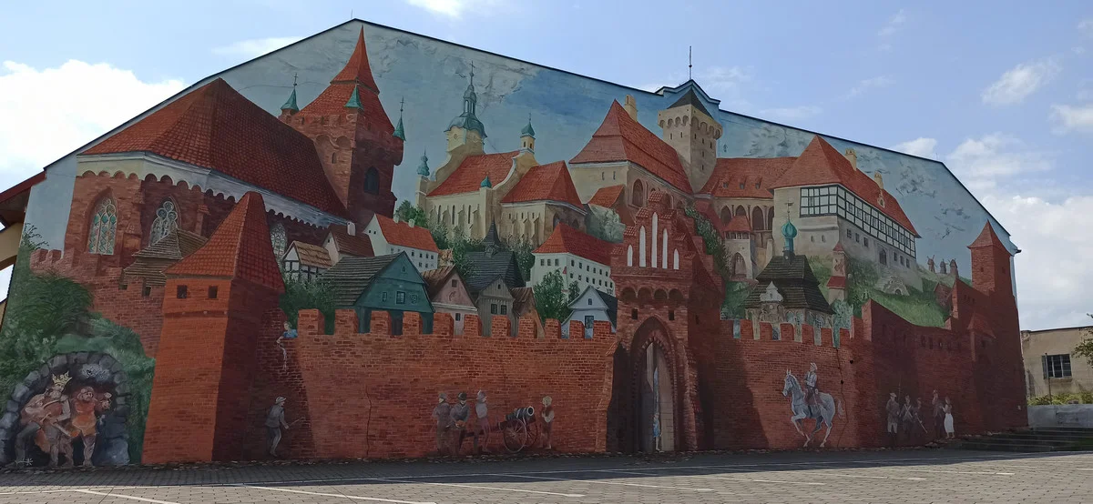 Mural historyczny w Pyzdrach