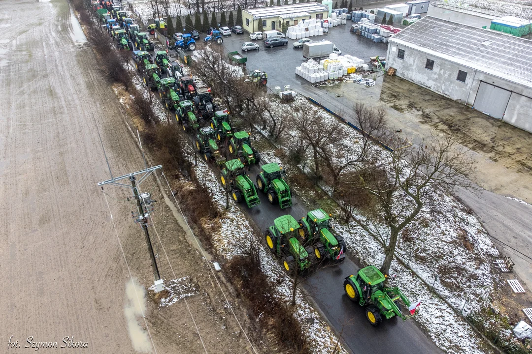 Protest rolników w powiecie krotoszyńskim