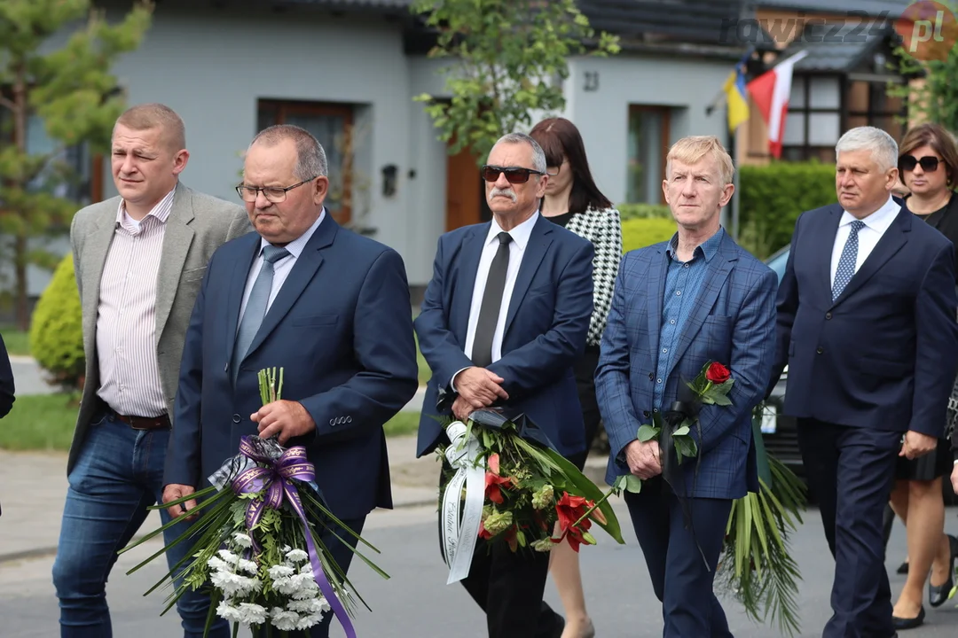 Delegacje na ceremonii pogrzebowej śp. Kazimierza Chudego