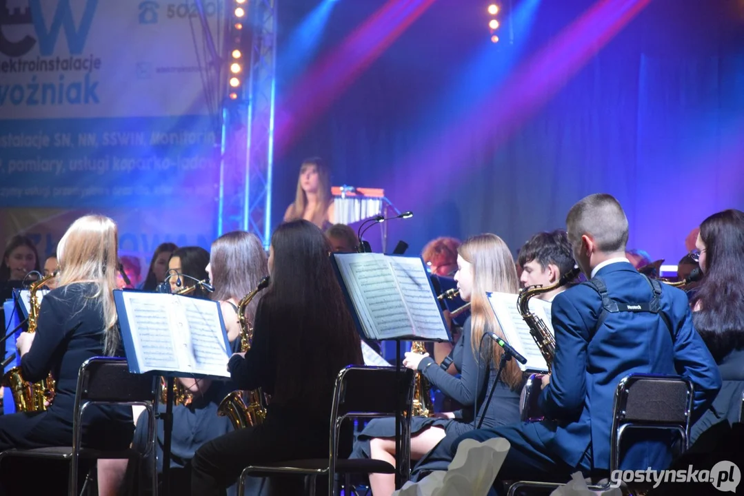 Koncert jubileuszowy Dziecięco-Młodzieżowej Orkiestry Dętej w Poniecu