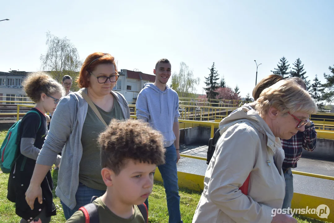 Zwiedzanie oczyszczalni ścieków w Gostyniu