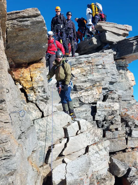 Ultramaratończyk Rafał Przybył z Bodzewka Pierwszego zdobył Mont Blanc