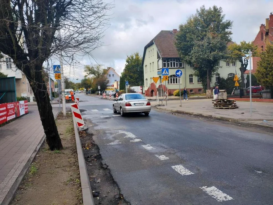 Remont ulic w centrum Jarocina