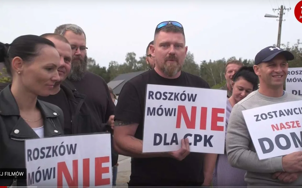 Protest przeciwko CPK - Roszków