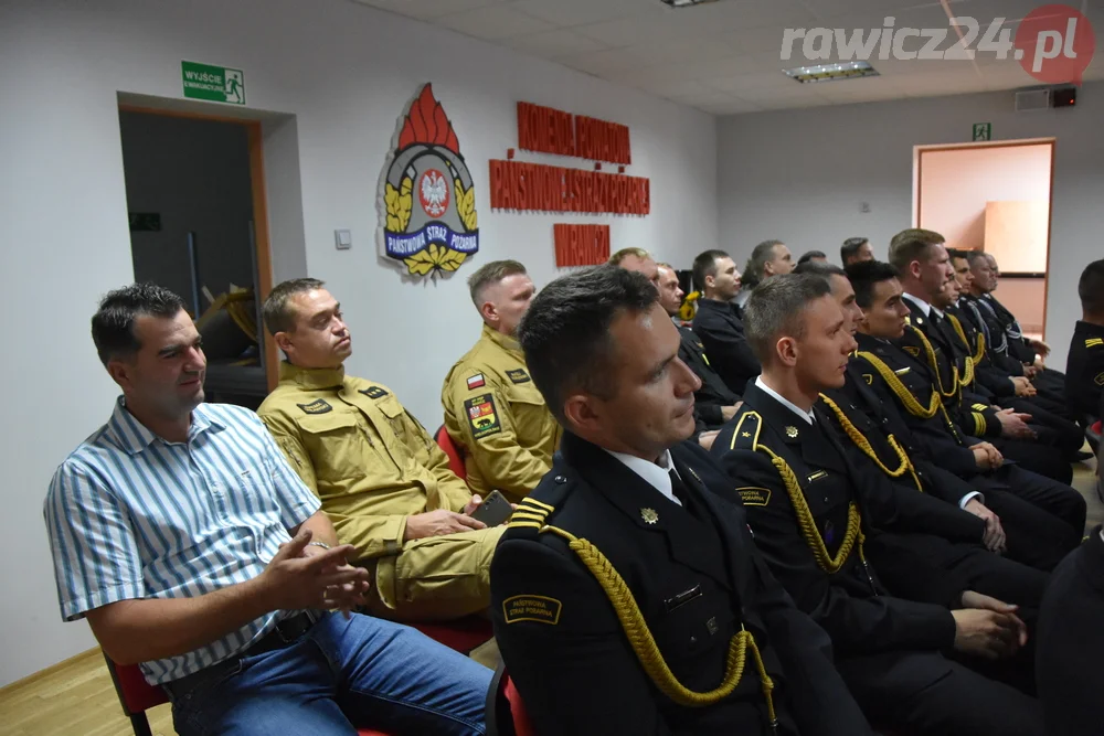 Mł. bryg. Marcin Wysokiński przechodzi na emeryture