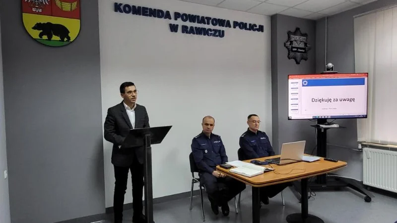 Narada roczna w rawickiej komendzie policji