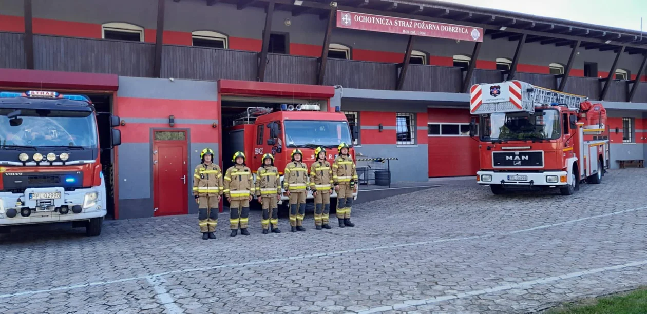 OSP Dobrzyca zyskała nowoczesny sprzęt i wsparcie psychologiczne. istotny projekt z Fundacją ORLEN