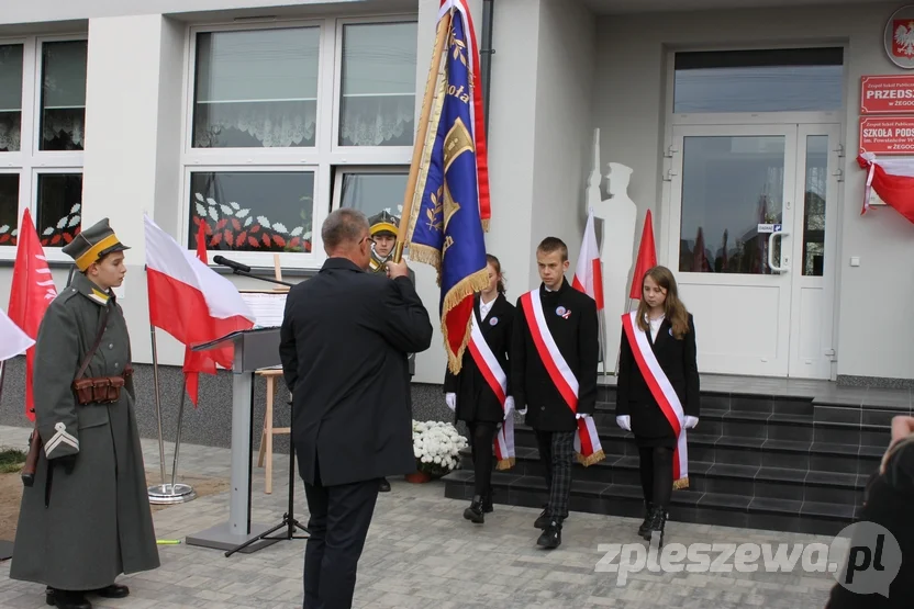 Nadanie imienia Powstańców Wielkopolskich Szkole Podstawowej w Żegocinie