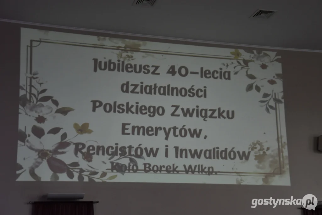 Borek Wlkp. Jubileusz - 40-lecie działalności PZEiR w Borku Wlkp.