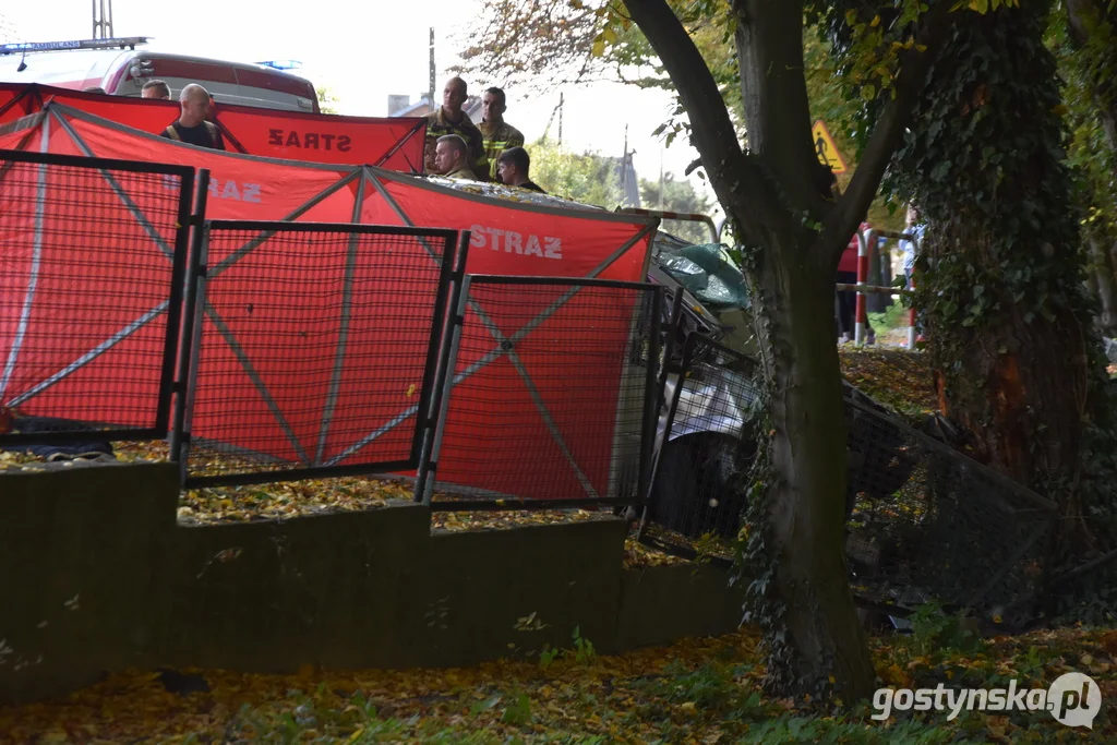 Tragiczny wypadek w Gębicach  w gm. Pępowo - 11.10.2022